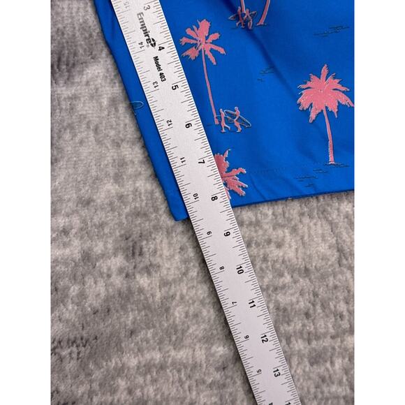 Bonobos Shorts Large Mens Blue & Pink Palm Tree Swim Trunks - Picture 5 of 7